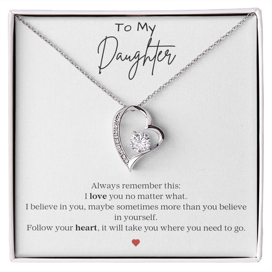 Forever Love Necklace | To My Daughter | Know this