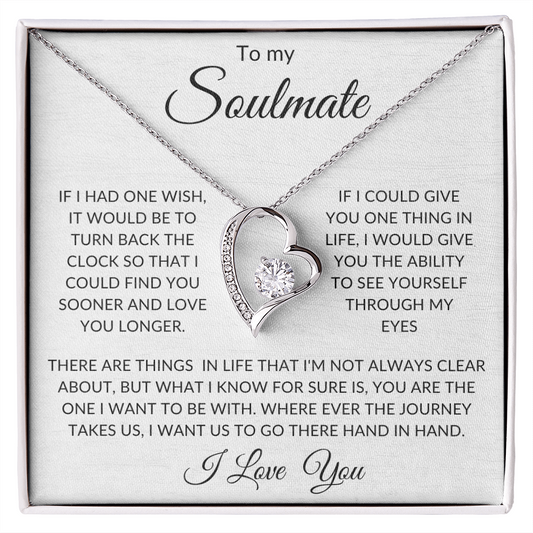 Forever Love Necklace | To my Soulmate | One Wish